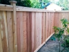 Cedar fence, Whittier Heights, Seattle.