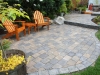 Roman cobblestone paver patio - West Seattle, Ecoyards.