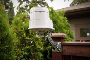 Weather sensor for smart irrigation controller, Seattle, Ecoyards.