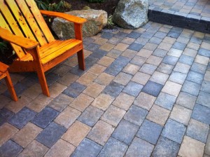 Roman Cobblestone, paver patio, West Seattle, Ecoyards Lawn and Landscape